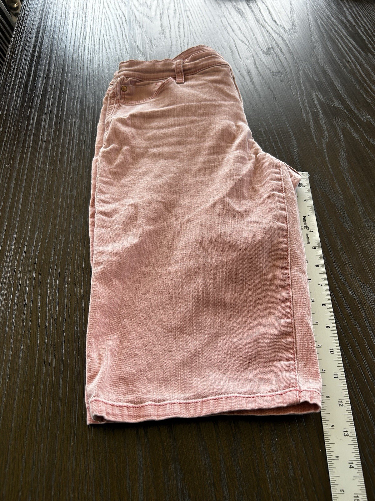 Gloria Vanderbilt Women’s Short Bermudas Stretch Mid Rise Size 4 Pink Blush thumbnail 10