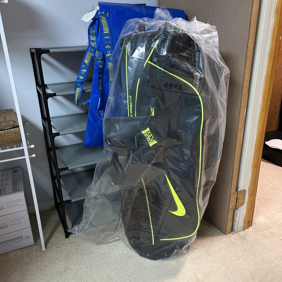 Nike Sport Lite Golf Carry Stand Bag 5 Way Divider Black
