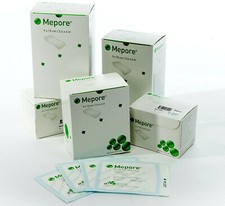 MEPORE SELF-ADHESIVE FIRST AID DRESSING FOR CUTS BURNS WOUNDS PICK SIZE & QTY 