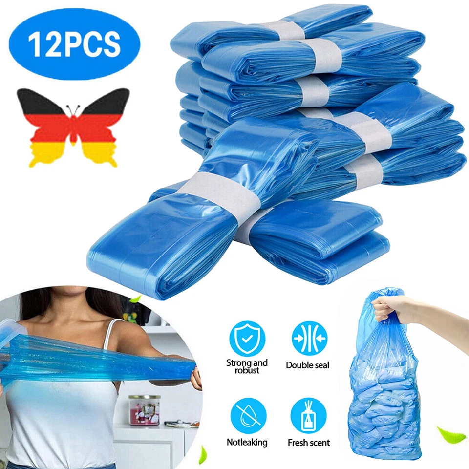 12STK Nachfüllbeutel kompatibel mit Angelcare Tommee Tippee Nachfüllkassetten