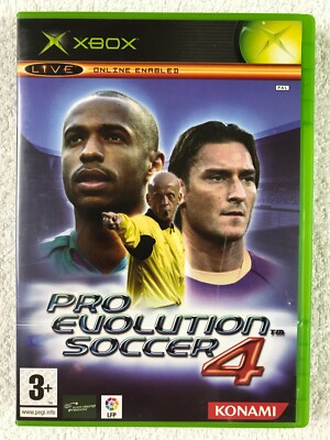 Pro Evolution Soccer 4 - Microsoft Xbox - PAL - Konami