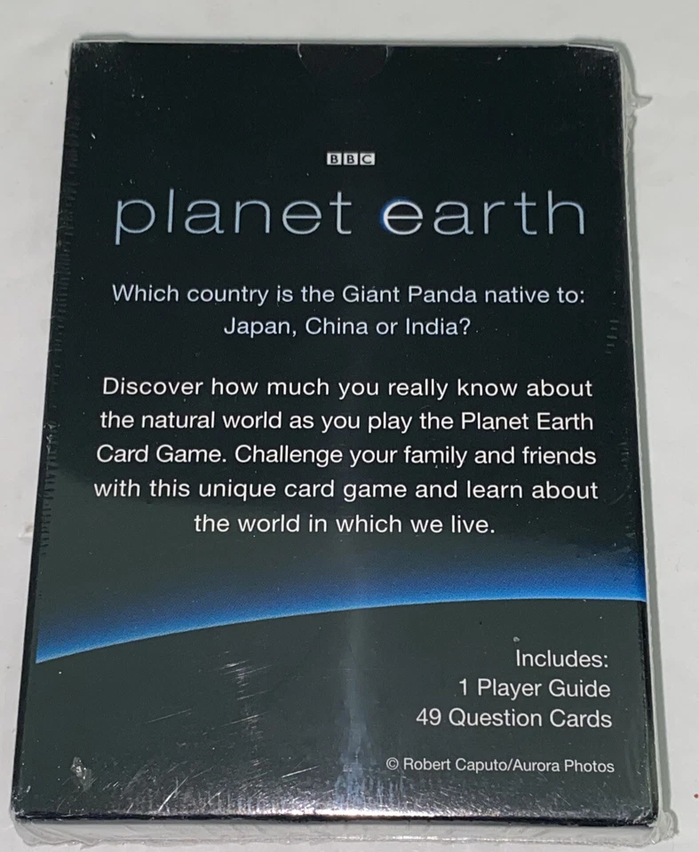 PLANET EARTH Card Game Complete Sealed AGES 8+ BBC - Image 2 of 2