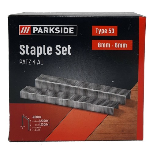 Parkside Type 53 47 Refill Staple Or Nail 8/6mm 12/10mm Staples