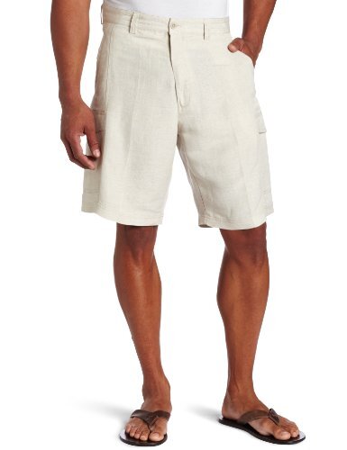 Cubavera Мужские шорты-карго из льняной смеси 10 Натуральный лен 30 5690₽