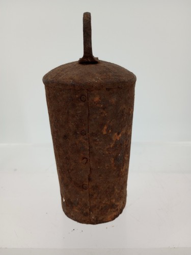 Primitive Handmade Cow Bell 5 inch -Vintage Definitely Possible Antique! Rusty - Picture 4 of 9