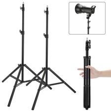 2 Pack adjustable 7ft Aluminum Photography Light Stand, Portable Light Tripod...