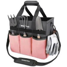 WORKPRO Garden Tool Bag Heavy Duty Gardening Tool Tote Bag Organizer w/10 Pocket
