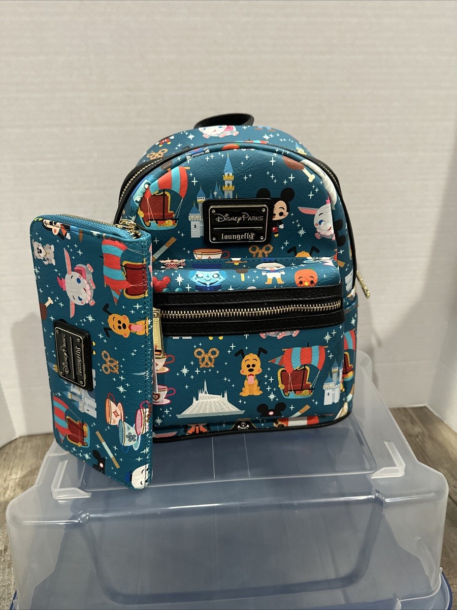 Loungefly Disney Parks Chibi Mini Backpack+Matching Wallet Set - Park Exclusive 75423-1s.jpg main image 2