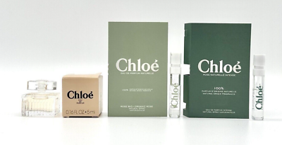 Chloe Eau de Parfum MINI 5ml + 2 Sample Spray Vial Naturelle