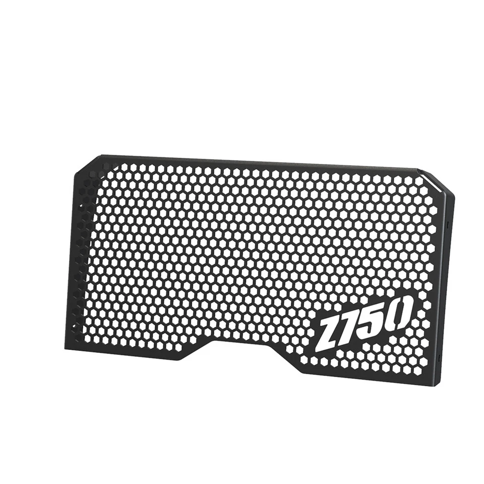 Motorcycle radiator guard T5-5754 aluminium For Kawasaki Z750S 2005-2006 Black - Imagem 2 de 4
