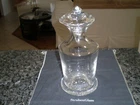 STEUBEN Stardust Decanter w/Box - Controlled Bubble - Signed - Ex Condition