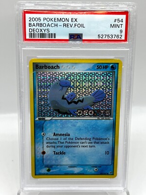 ポケモンカード2009年 ポケモンコミュニケーション リバースホロ PSA数限定 Barboach 54/107 EX Deoxys Reverse Holo Rare Vintage Pokemon Card
