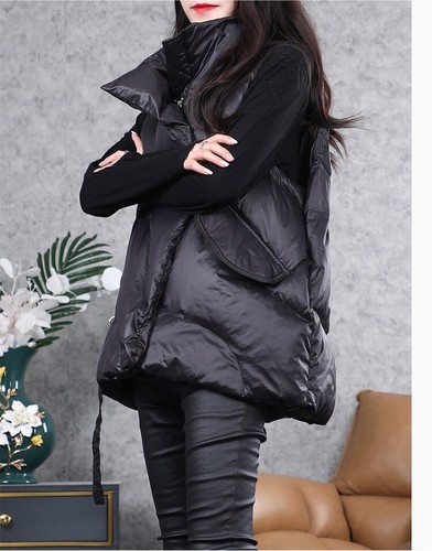 Fashion Design Womens Sleeveless Cotton Vest Winter Lightweight Warm Jacket Tops - Picture 7 of 15