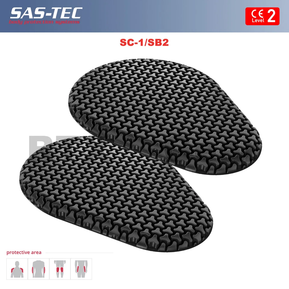 SAS-TEC Phantom TRIPLEFLEX CE L2 Elbow Hip Knee Shoulder Armour Upgrade Pad Pair