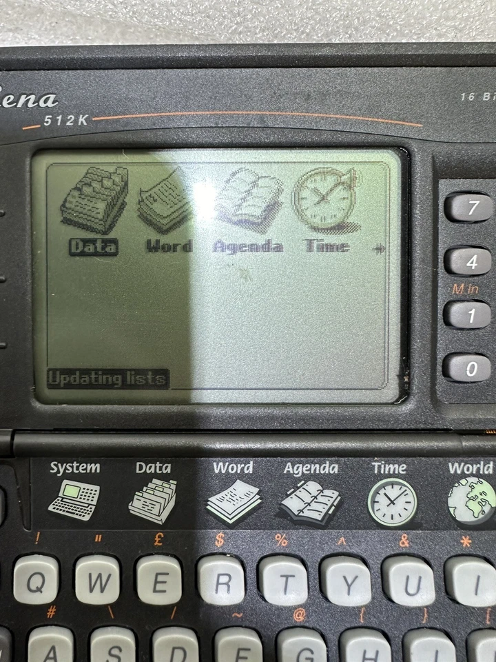 Psion Siena 512K Handheld Computer (1010- 0002-01) Used #2710 - Image 3 of 4