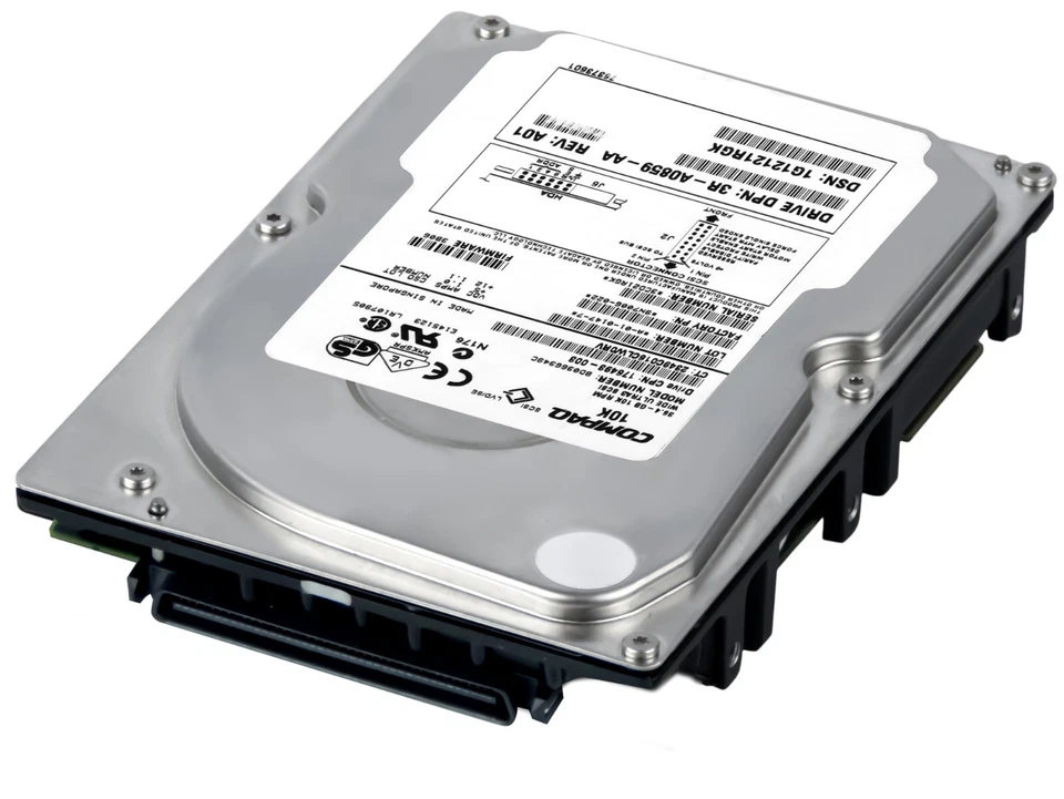 Disco Rigido Compaq 176493-003 BD0366349C 36.4GB 10K 16MB SCSI U160 3.5'' - Immagine 2 di 3