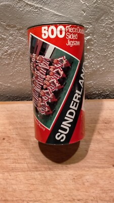 Sunderland Fußball Puzzle 70er Jahre Vintage selten doppelseitig 500 Teile Puzzle