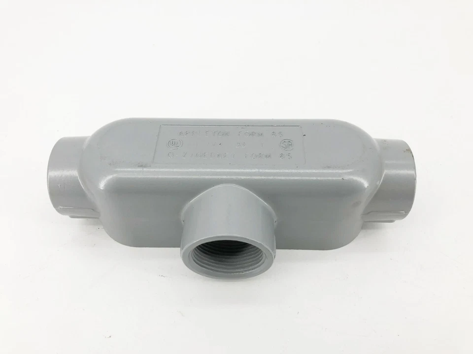 Lot of 2 New Appleton T125A Conduit Bodies 1-1/4" Aluminum O-Z/ Gedney Form 85 - Image 4 of 4