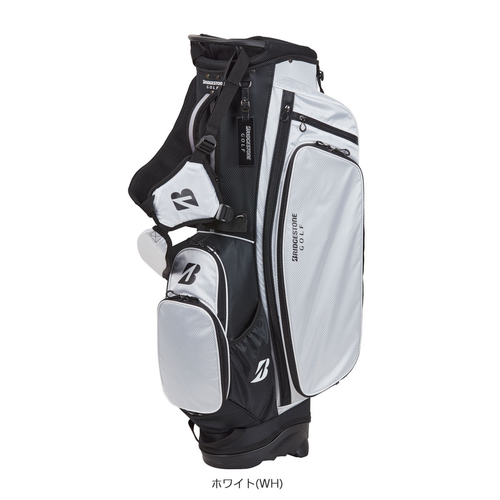 Bridgestone Golf Carry Stand Bag CBG423 9,5x47" 4-Wege 2024 Herren leicht weiß - Bild 2 von 7