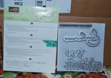 Stampin'Up! CELEBRATE YOU thinlits dies, by Sizzix new, retired