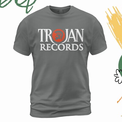 Trojan Record Logo T-Shirt Size S-5XL Made in USA