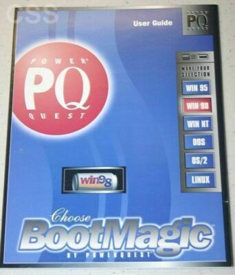 Power Quest Boot Magic for Microsoft Windows 98 Computer User Guide Book Manual