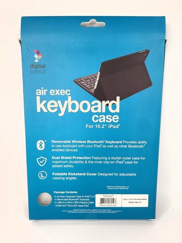 Custodia tastiera Bluetooth per iPad 10,2", cover cavalletto, oro rosa argento nero - Foto 10 di 14