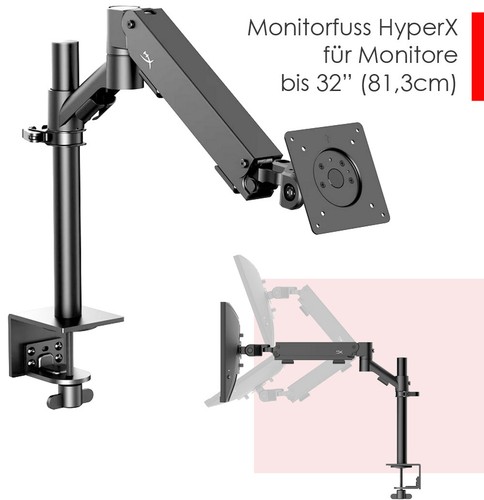 SUPPORT MONITEUR DE TRÈS HAUTE QUALITÉ HYPERX ARMADA 66X81AA MONITEURS 32" 81.3cm #A1 - Photo 3/7