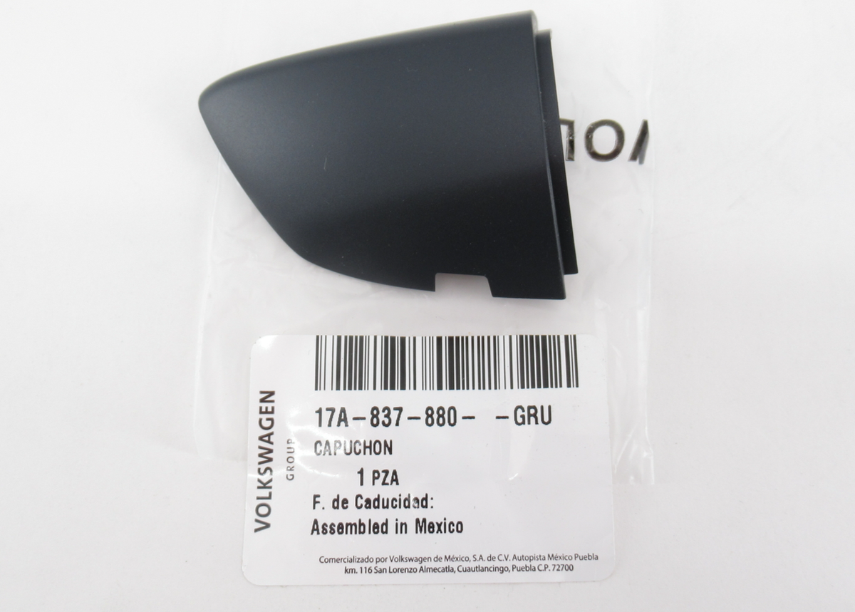 Genuine OEM VW 17A-837-880-GRU Passenger RH Door Handle End Cap
