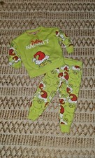 Dr. Seuss The Grinch Define Naughty Print SweatSuit 2T