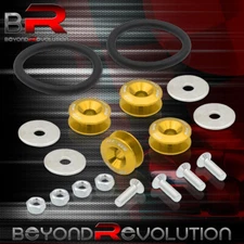 For Ford Exterior Quick Release Fastener Attachment Kit Bumper Hood Fender Gold