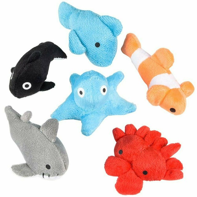 Rhode Island Novelty 3 Inch Sea Life Plush Toys Bag of 24 Pieces eBay