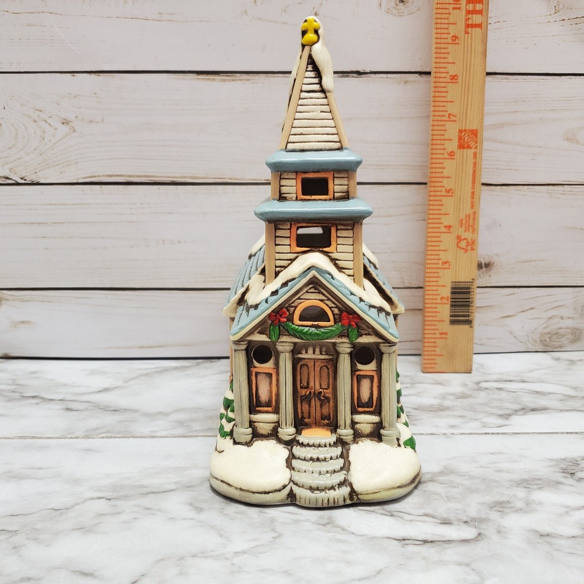 じゅん！ Lefton Colonial Village Christmas Collection 1987 Faith Church TWD