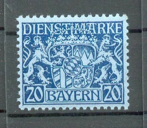 Bavaria Service 20II ABART** MNH Mint Never Hinged (70029)