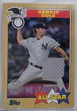 2022 Topps Series 2 Gerrit Cole 1987 All-Star Throwback Jersey Relic #87ASR-GC