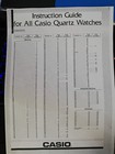 Instrucciones para relojes Casio vintage watch instructions manual PDF