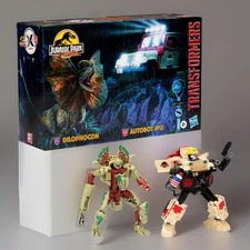 2023 JP 30th Anniv~Transformers vs Jurassic Park~Dilophocon & Autobot JP-12!!!