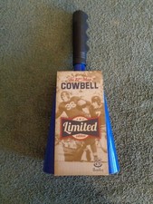 Cow Bell Noise Maker Wembley Sports Stadium 12th Man Blue Cowbell Limited Ed 11"