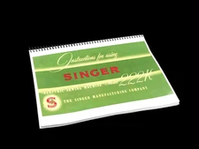 Singer 222k Instruction Manual: 99 Pages Coil Bound