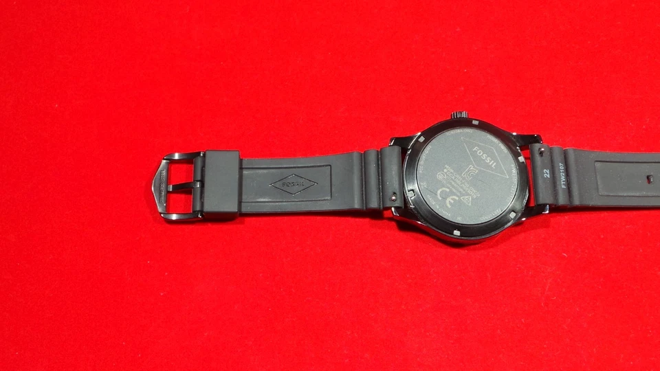 Fossil Q Marshal 45mm schwarz Silikon Armband Smartwatch Multi LCD Touch OVP - Bild 3 von 4