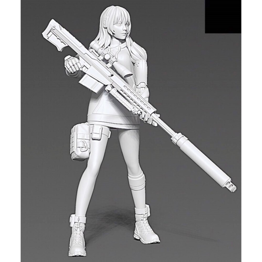 30mm Resin Kingdom Death Investment Sniper Unpainted - Foto 2