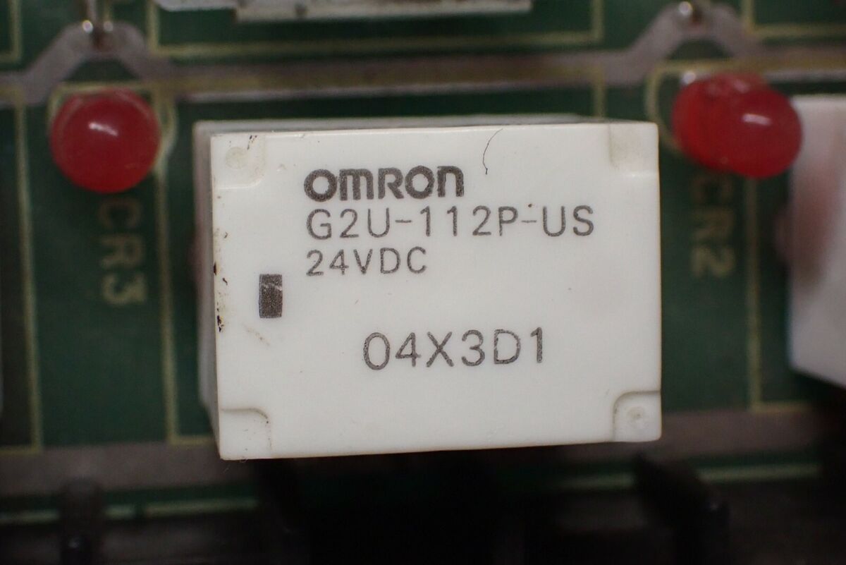 T/C-1F YRGB Board With (8) Omron G2U-112P-US Relays 24VDC T/C-1F YRGB Board With (8) Omron G2U-112P-US Relays 24VDC