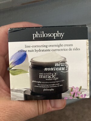 philosophy ~ anti-wrinkle miracle worker plus 2 fl oz 60 ml Night ~ NIB