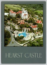 California - #1664-B HEARST CASTLE Aerial View - Vintage Unposted POSTCARD