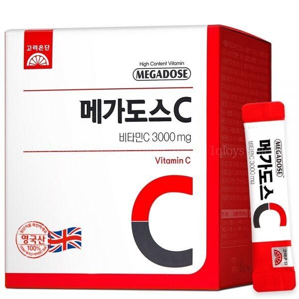 Megadose C Vitamin C 3000mg 60 packets 180g 1 Box eBay