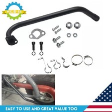 Black Exhaust Pipe Kit for Predator 212cc 196cc GX160 GX200 Go Kart Minibike