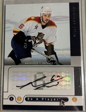 2005-06 Upper Deck Be a Player SP Signatures Andreas Lilja #AL Auto Autograph