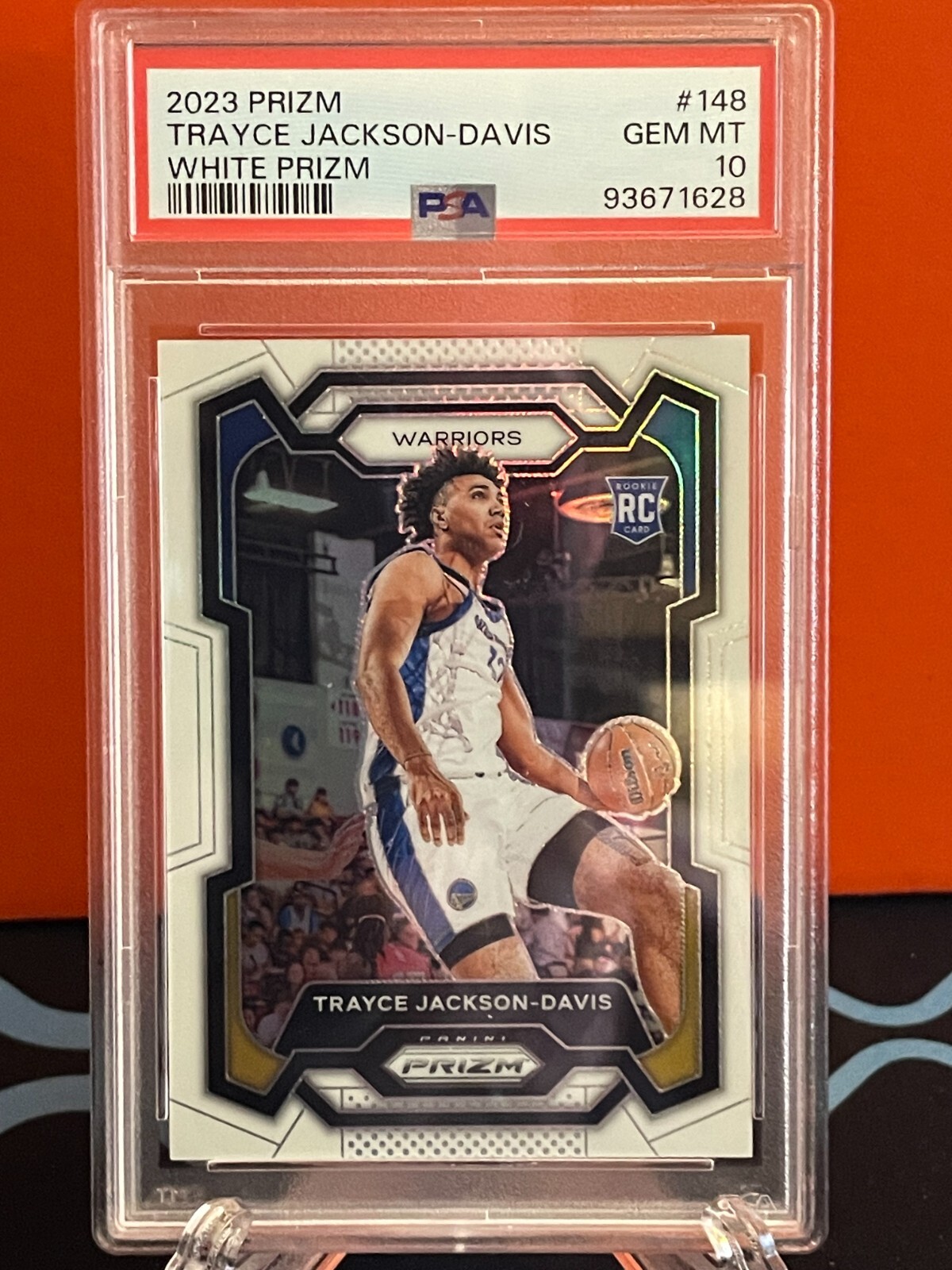 2023-24 Prizm - Trayce Jackson-Davis #148 White Prizm 102/175 (RC) PSA 10 GM!