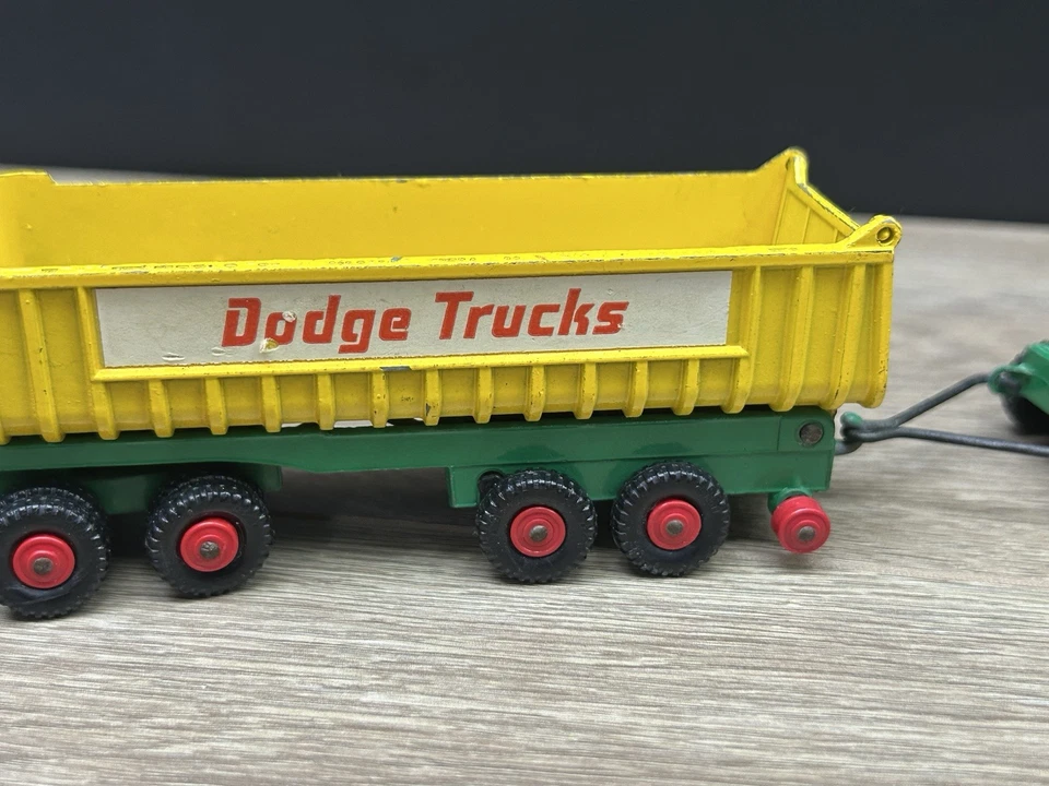 Vintage Matchbox Lesney England King Size K-16 Dodge Tractor & Tipper Diecast - Image 3 of 4