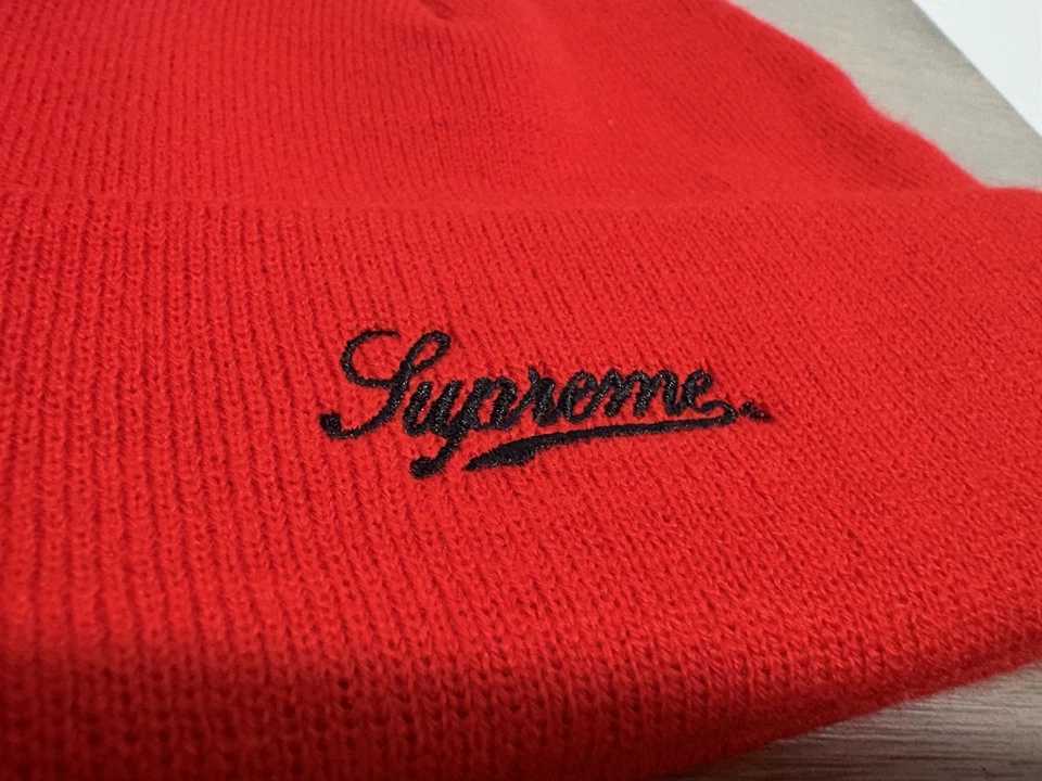 Chapéu de inverno Supreme Obama gorro vermelho tamanho único FW18 autêntico - Imagem 4 de 4
